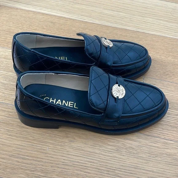 CHANEL COCO COIN LOAFERS
